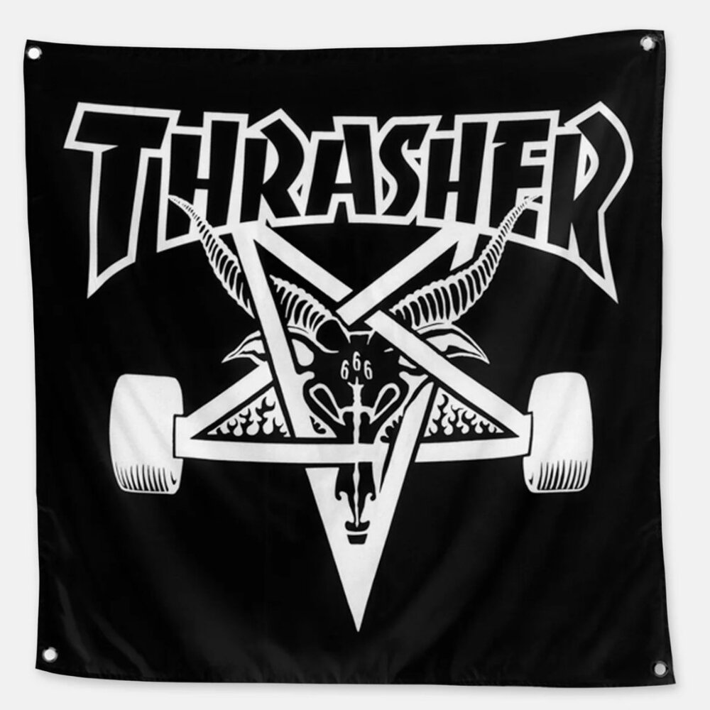 NWOT - Thrasher Original Skategoat Banner (36x36")
